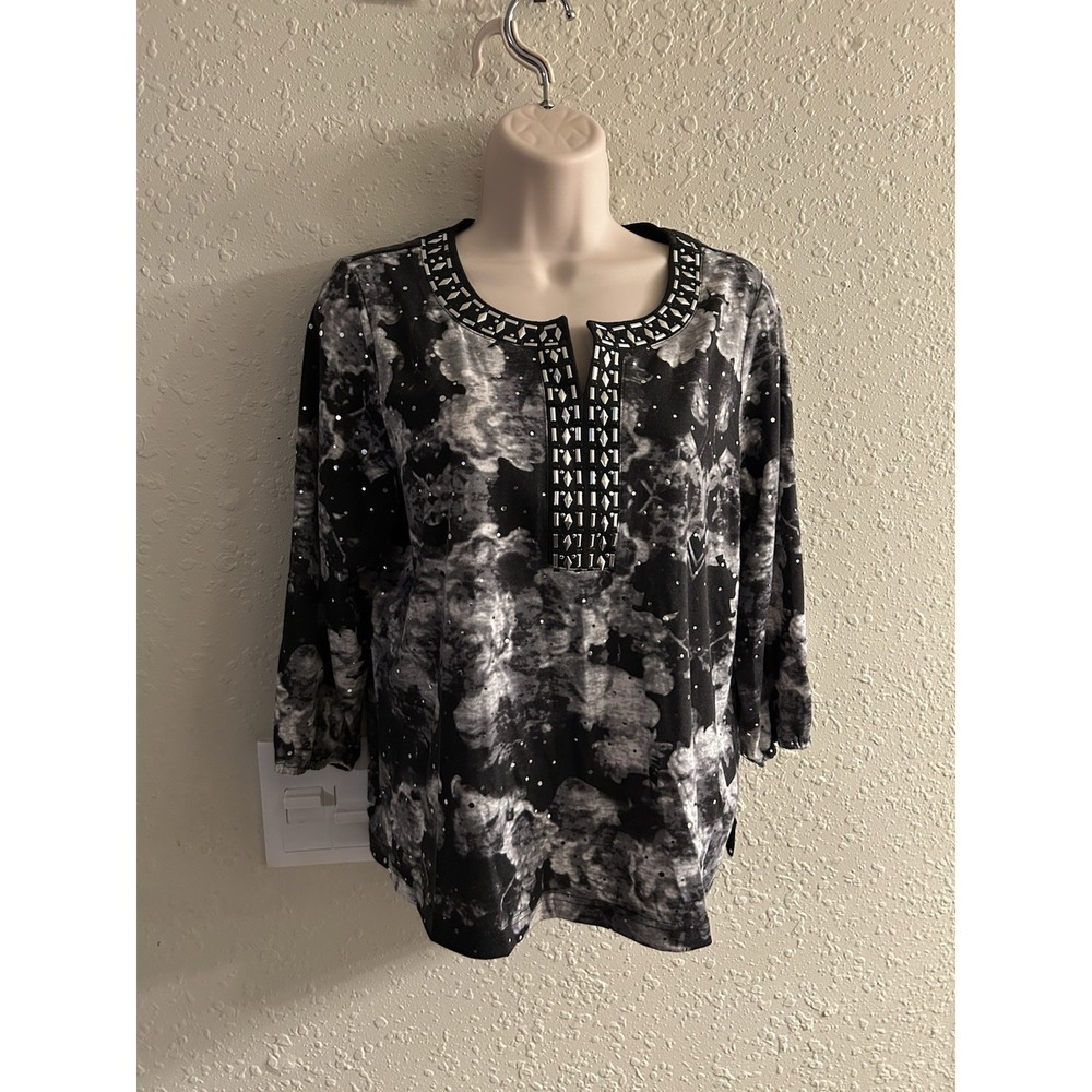 New PM C.D. Petites studded Dazzle Top #1606*